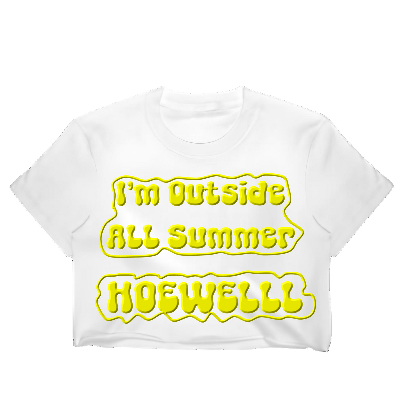 Female Crop HoeWell Quote Shirt (PRE-ORDER)