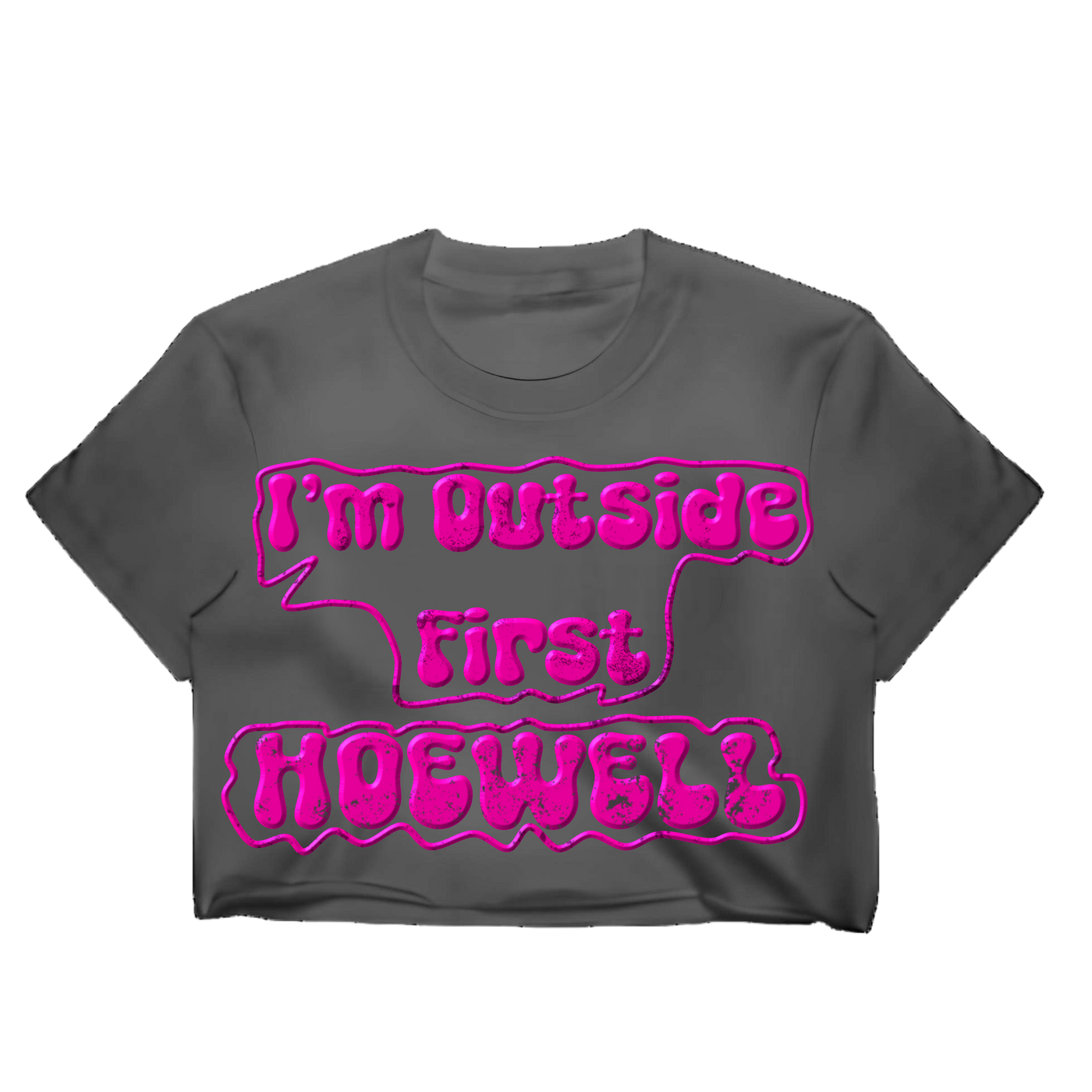 Female Crop HoeWell Quote Shirt (PRE-ORDER)