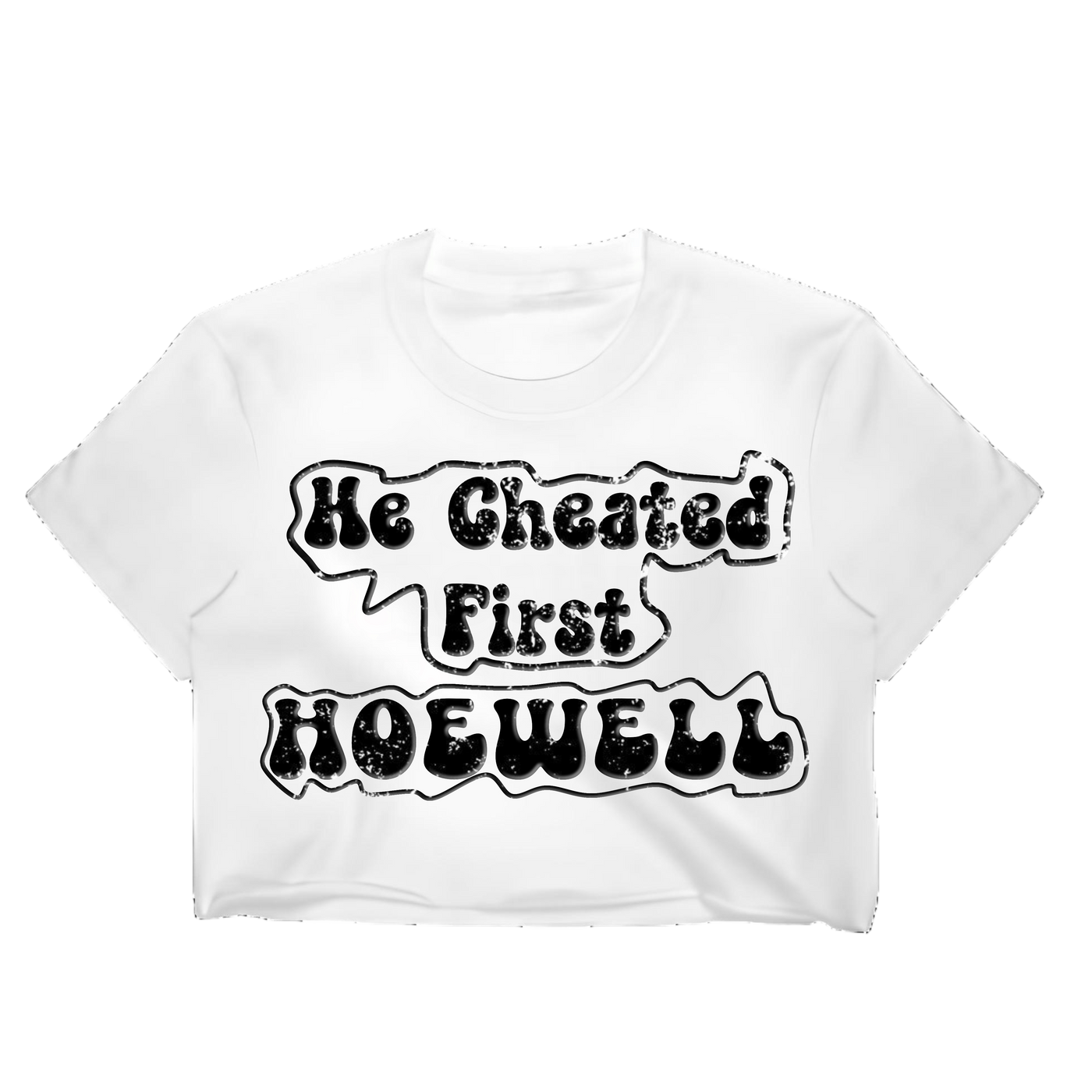 Female Crop HoeWell Quote Shirt (PRE-ORDER)