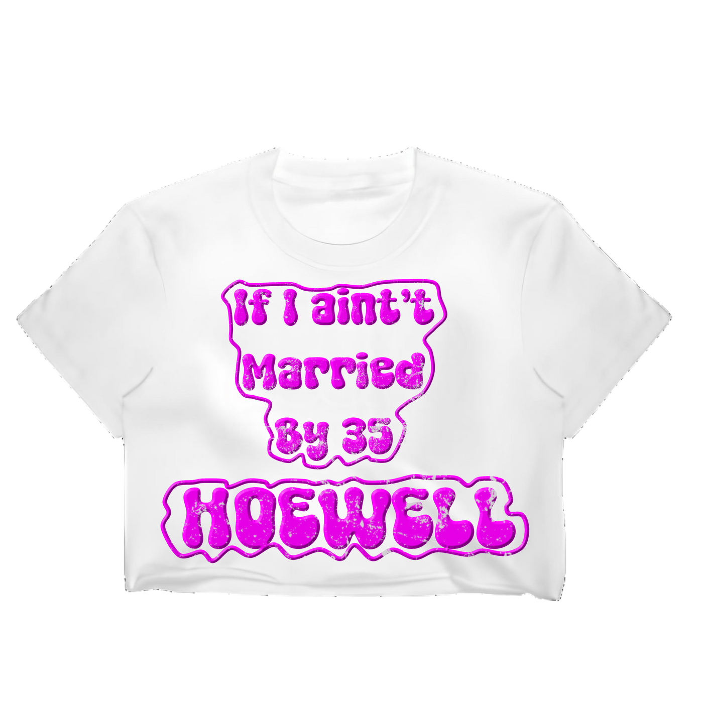 Female Crop HoeWell Quote Shirt (PRE-ORDER)
