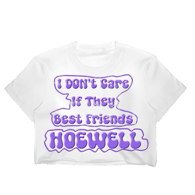 Female Crop HoeWell Quote Shirt (PRE-ORDER)