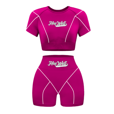 Women 2 Piece HoeWell Tight Fit Short Set (PRE-ORDER)